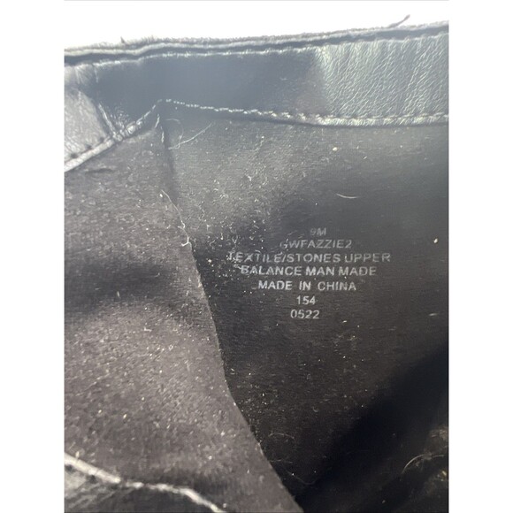 GUESS Womens Size 9 Black Embellished Fazzie2 Pointed Toe Stiletto Booties - Picture 2 of 11